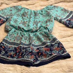 Floral Patterned Romper